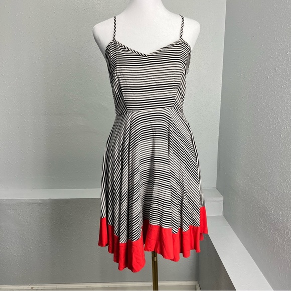 Jack By BB Dakota Steve Madden Nash Striped Sleeveless Dress Size 4 - Picture 4 of 11